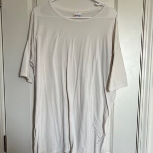 LulaRoe White Irma High Low T-Shirt